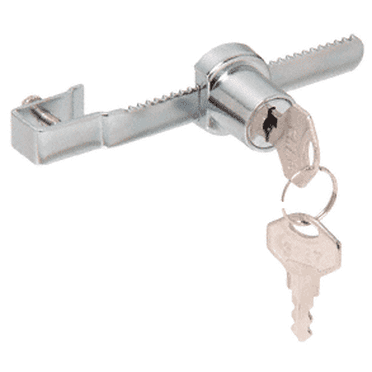 CRL Chrome Keyed Alike Cylinder Lock for 1/4" Glass Door